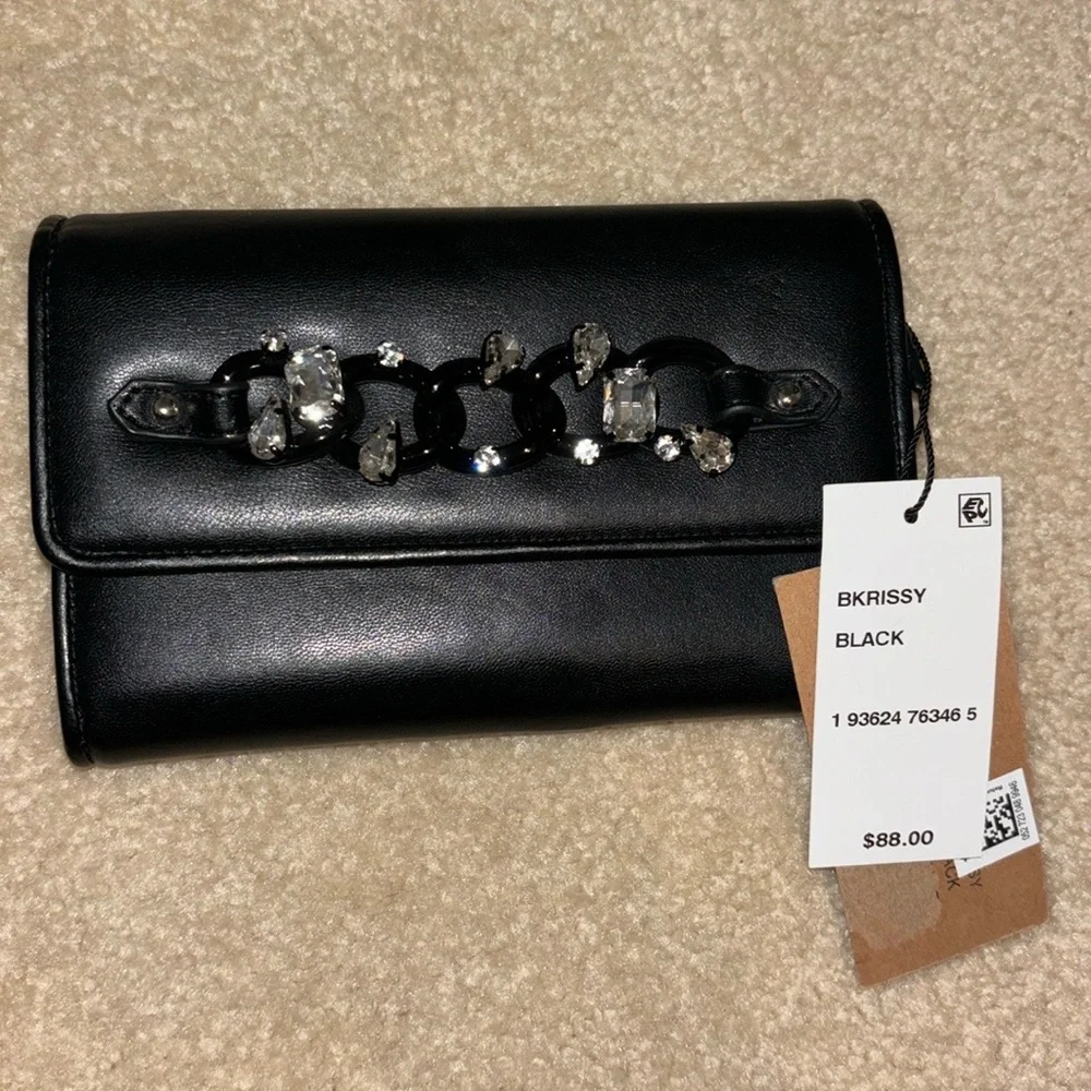 Steve Madden BKRISSY BLACK Wallet/ Crossbody
